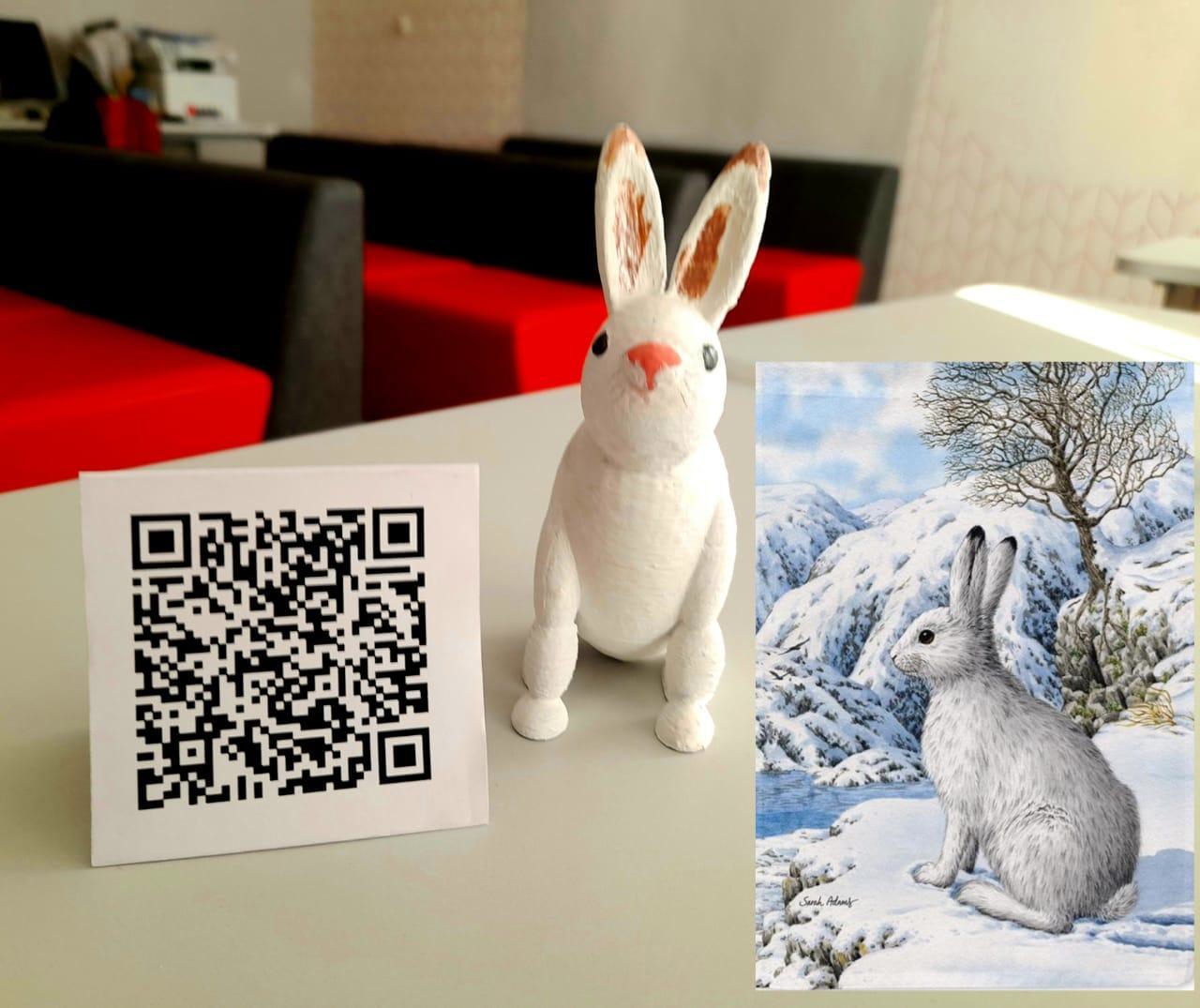 Создание 3D-модели кролика в среде Tinkercad.